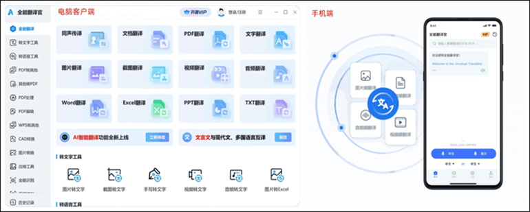 英文图片翻译成中文的客户端和手机端
