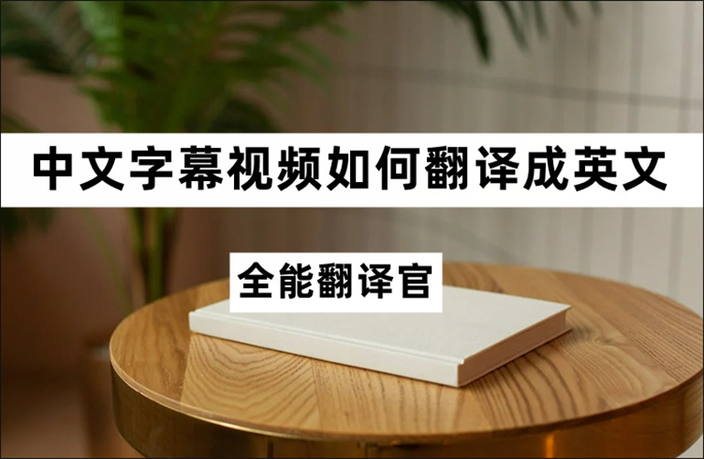 中文字幕视频翻译成英文的方法介绍